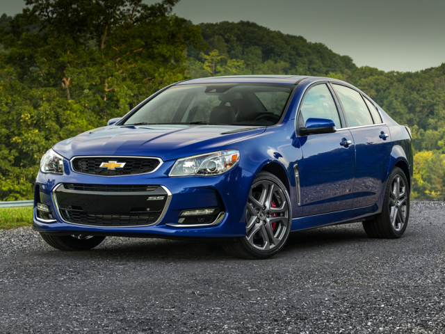 Blue Chevrolet SS