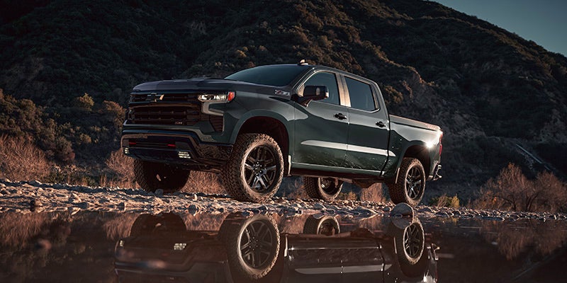 2025 Chevy Silverado 1500 parked in nature