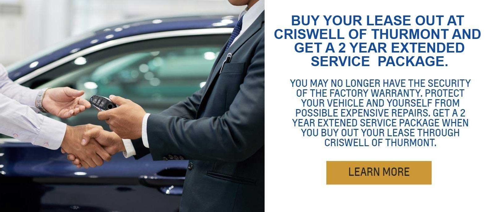 Buy Your Lease Out at Criswell Chevrolet of Thurmont in Thurmont MD