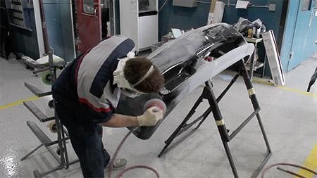 Criswell Chevrolet of Thurmont body shop interior